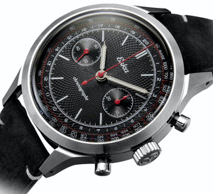 Eska : la collection de chronos bicompax Racing s'enrichit d'une version Midnight noire