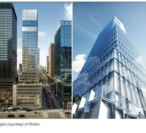 Rolex 665 Fifth Avenue : l'architecture au rythme de la lunette cannelée