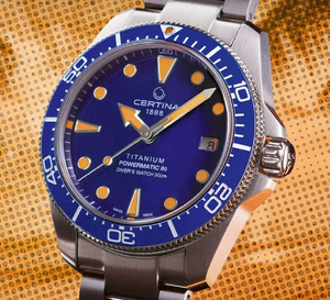 Certina DS Action Diver 38 mm Titanium : trois versions plus estivales