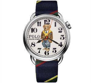 Ralph Lauren Polo Bear : une nouvelle version "preppy bear" sur bracelet "cravate"