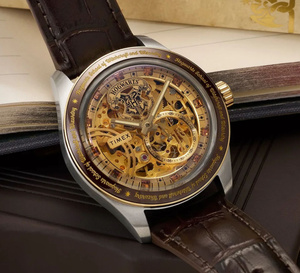 Timex x Harry Potter Waterbury Skeleton Automatic : squelette doré et lunette céramique