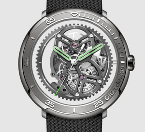 CIGA Design Vector : un cadran squelette aux accents sportifs