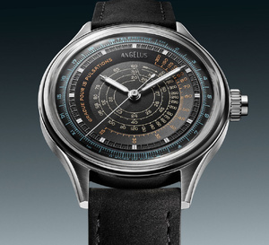 Angelus : un chronomètre télémètre, pulsomètre et tachymètre