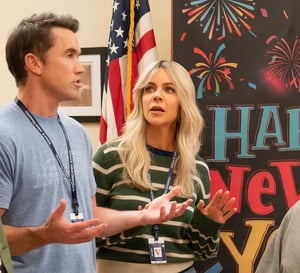 It's always sunny in Philadelphia : Kaitlon Olson porte une montre Victorinox Officer