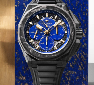 Zenith Defy Extrem Lapis Lazuli II : quand le carbone et le titane s'associent au lapis
