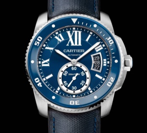 Cartier : Calibre Diver Bleue