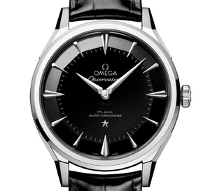 Omega Constellation Observatory : un cadran noir en céramique pour une montre très chic