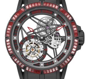 Roger Dubuis Excalibur Spider : tourbillon volant et pierres précieuses