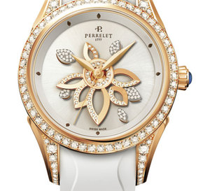 DiamonD Flower : Perrelet propose aux femmes des montres de joaillerie horlogère