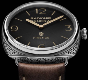 Panerai Firenze Radiomir 47 mm : gravure de mode