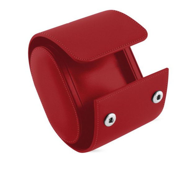 Etui de voyage rouge pour 1 Montre