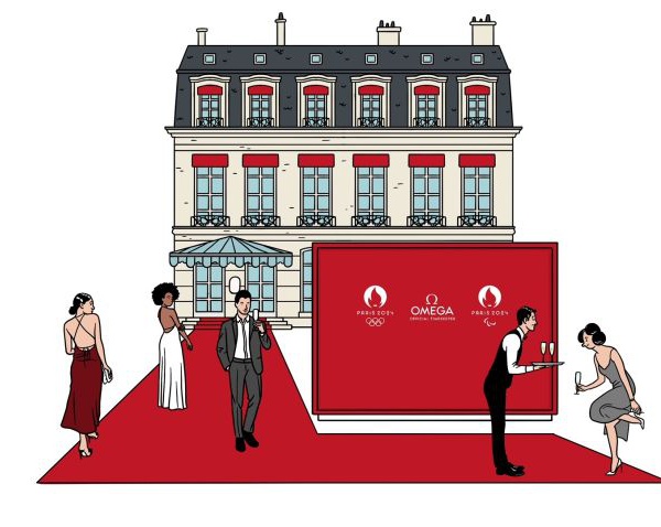 Jeux Olympiques : Omega présente son concept d'Omega House Paris