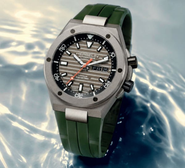 Herbelin Cap Camarat Diver Automatique Titane : d'une efficacité redoutable
