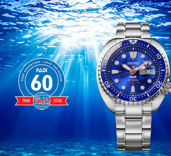 Seiko Prospex : une montre qui célèbre les 60 ans de PADI et dix ans de collaboration