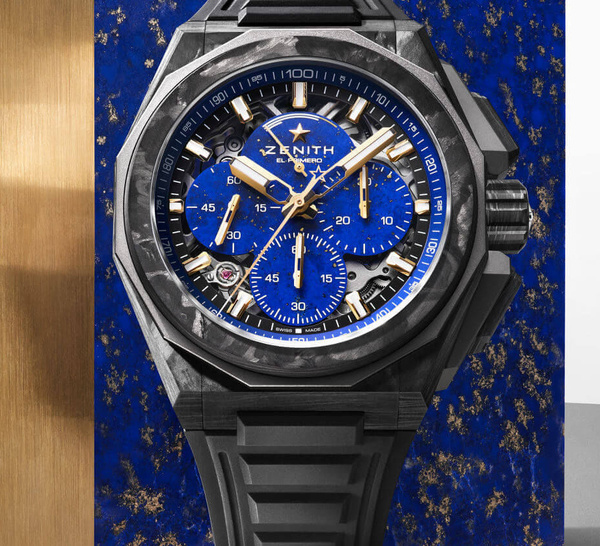 Zenith Defy Extrem Lapis Lazuli II : quand le carbone et le titane s'associent au lapis