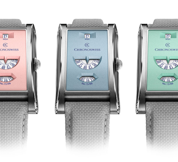 Chronoswiss poursuit le développement de sa Neo Digiteur avec cette série Pastel Code