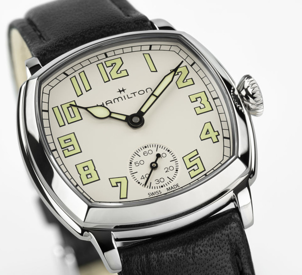 Hamilton American Classic Cushion : le retour de la petite montre mécanique pour hommes