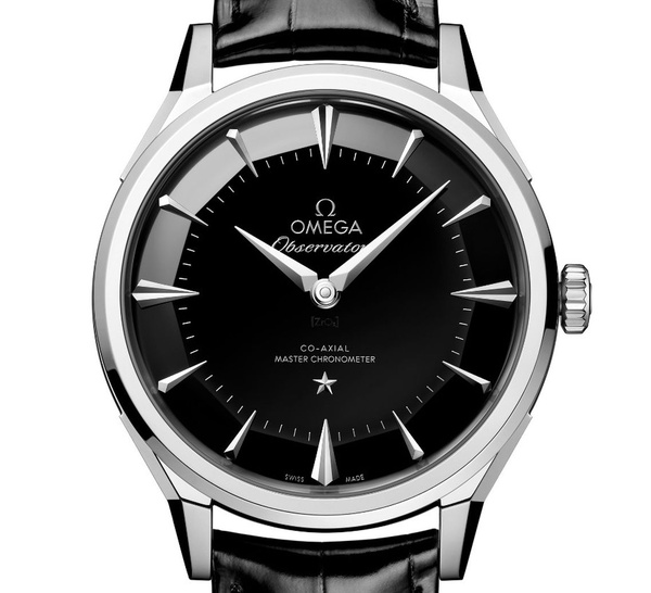 Omega Constellation Observatory : un cadran noir en céramique pour une montre très chic