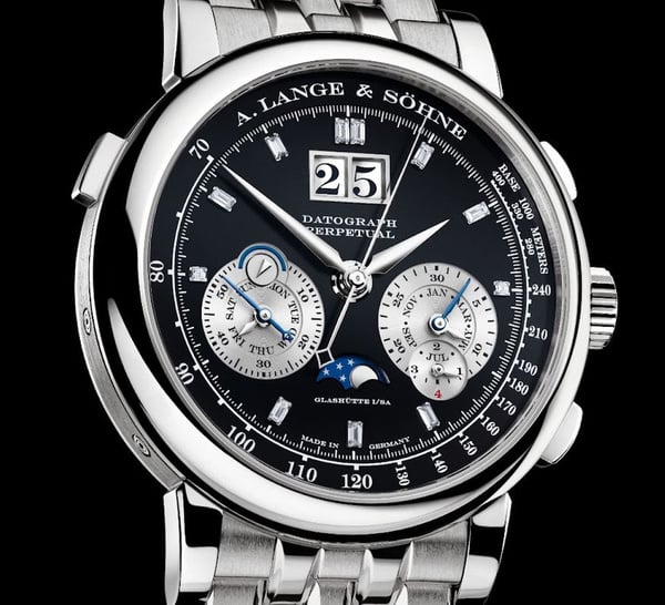 A. Lange &amp; Söhne Datograph Perpetuel : platine et diamants pour vingt ans de haute horlogerie