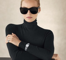 Ralph Lauren Stirrup Petite Link acier cadran nacre