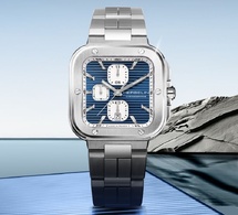 Herbelin Cap Camarat Square Chronographe : montre à la forme très tendance Herbelin Cap Camarat Square Chronographe : montre à la forme très tendance