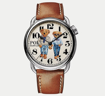 Ralph Lauren Polo Bear : une nouvelle version en 38 mm sur boitier acier