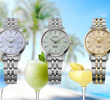 Seiko Presage Cocktail Frozen : trois jolis modèles pour l'été 2025