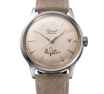 Orient Bambino 38 : une première collab' avec Snoopy