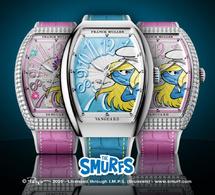 Franck Muller Vanguard Smurfette : une Schtroumpfette au poignet