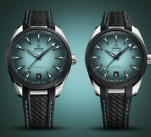 Omega : deux nouveaux modèles Seamaster Aqua Terra Turquoise avec lunette céramique