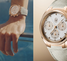 Tonda PF Sport Chronographe or rose "sandstone" : l'été en pente douce