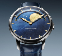 Arnold &amp; Son Perpetual Moon 41,5 Steel "Colours of the Moon" : les couleurs de la nuit