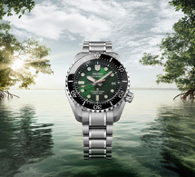 Seiko Prospex : quand les mangroves d'Okinawa habillent la Marinemaster d'un cadran vert d'eau