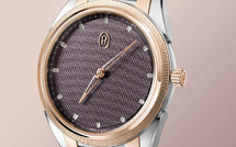 Parmigiani Fleurier Tonda PF : or rose, acier, cadran rubis et index diamants en 36 mm Parmigiani Fleurier Tonda PF : or rose, acier, cadran rubis et index diamants en 36 mm